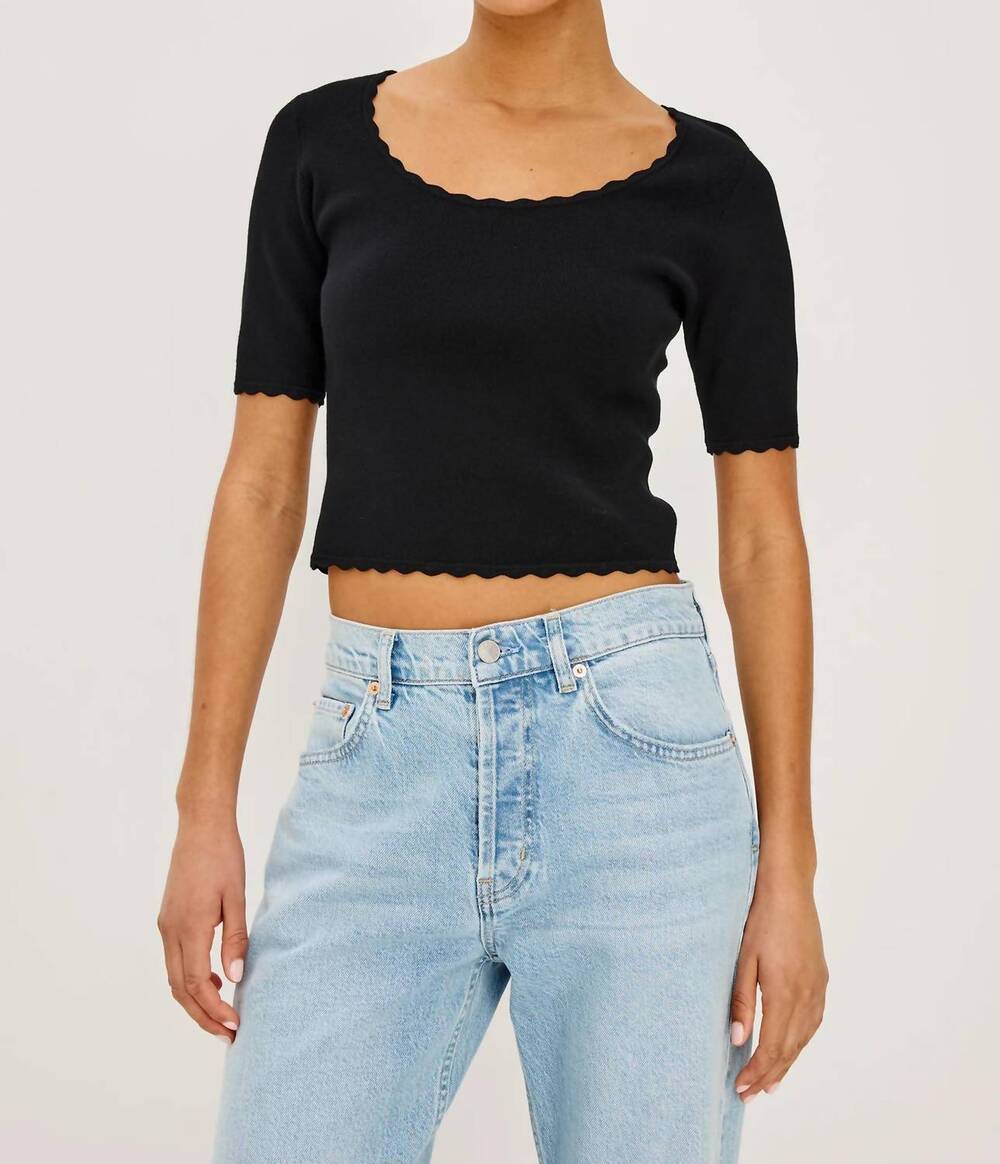 NEW RAILS louanna top in black